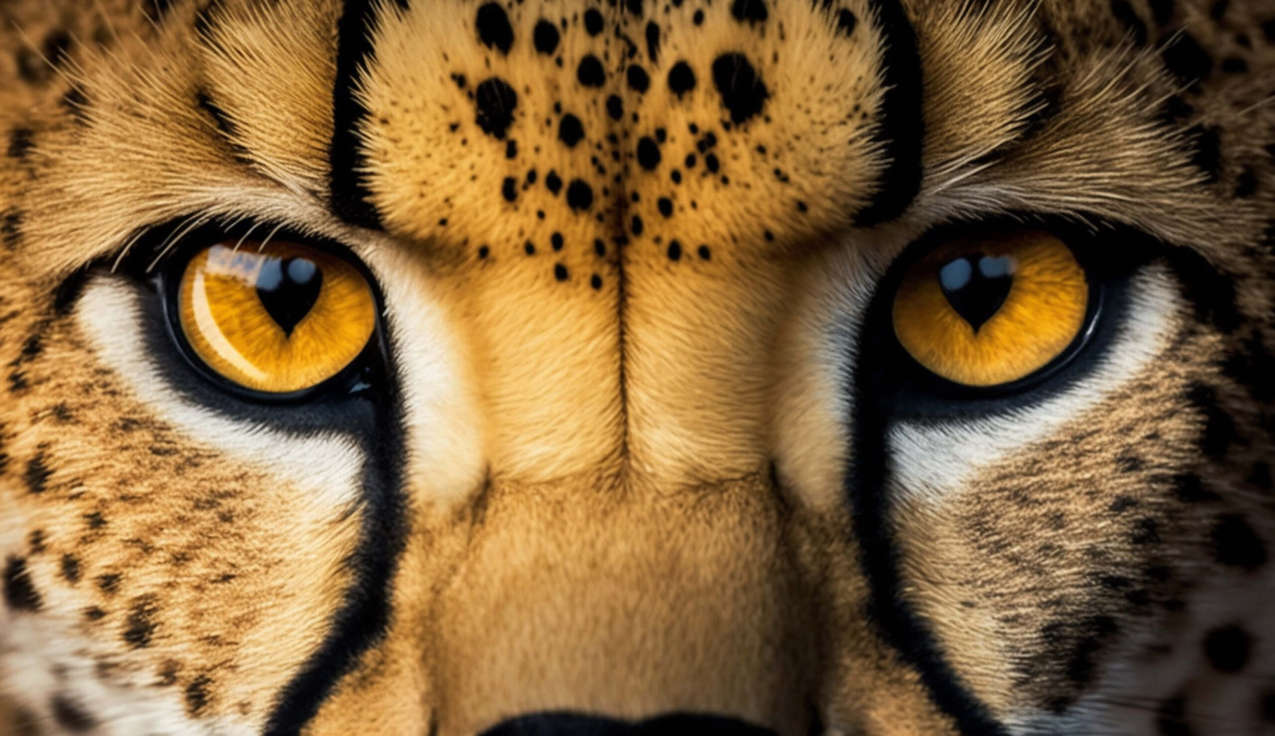 close-up-portrait-majestic-cheetah-staring-generated-by-ai